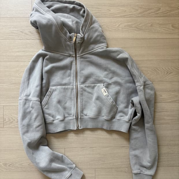 글로니 G classic crop hoodie