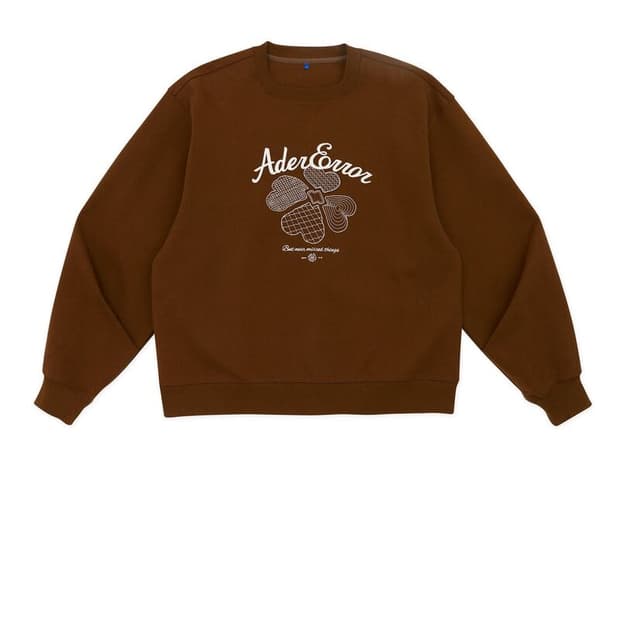 [ADER] Tever logo sweatshirt