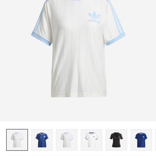 Adidas아디다스 3-strips T-shirt Off White