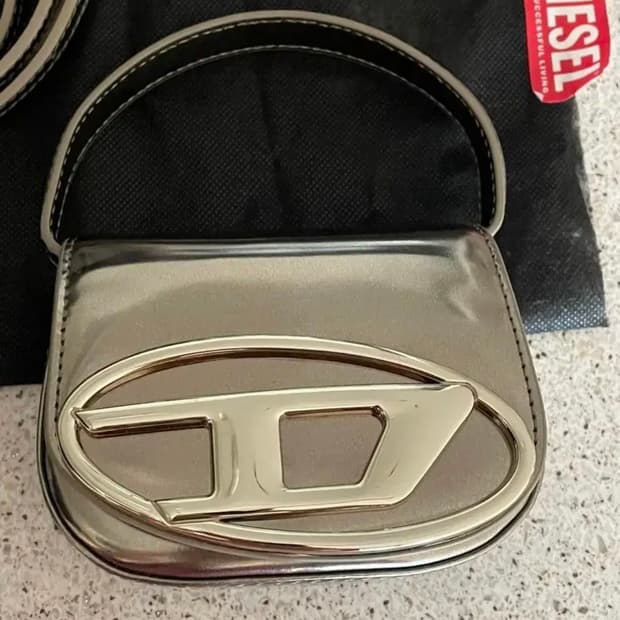 디젤 미니백 뉴 실버 