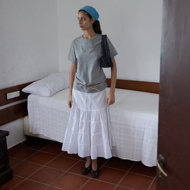 25SS_Paloma wool cotton blend long skirt