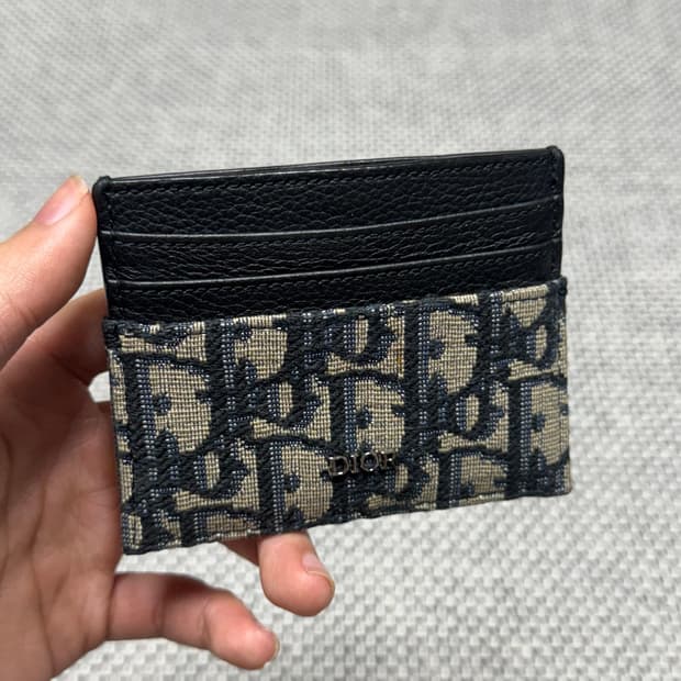 디올 오블리크 카드지갑