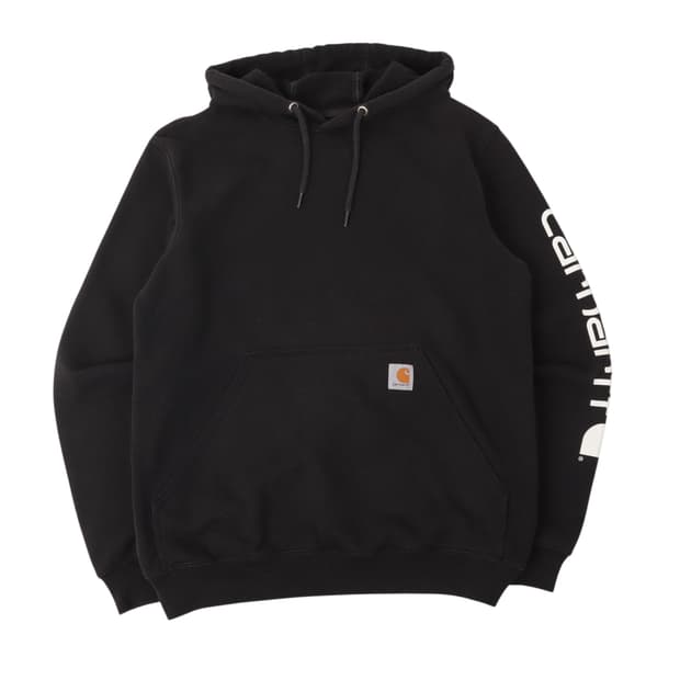 칼하트 k288 블랙 코튼 후드티