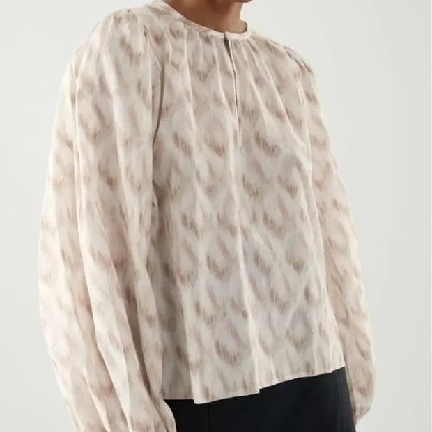 COS 코스 프린티드 벌룬 블라우스[38]