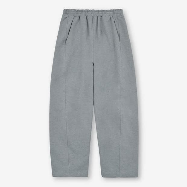 브라운 야드 배기 스웨트 팬츠 (5)