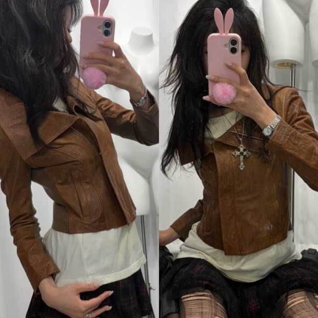 🎸브라운 레더 자켓🎸