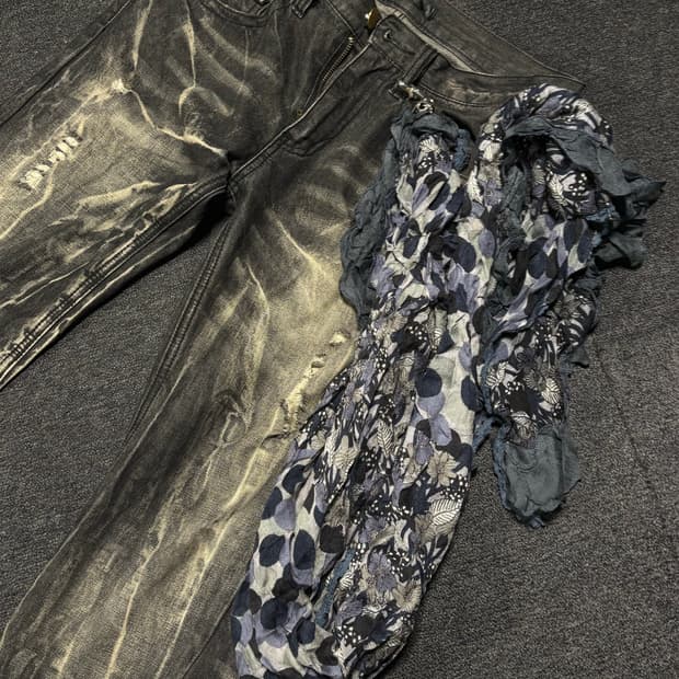 Vintage y2k punk scarf muffler