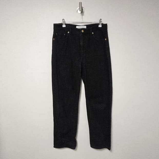 닐바이피 블랙 데님팬츠 /여성 팬츠/여성 바지 