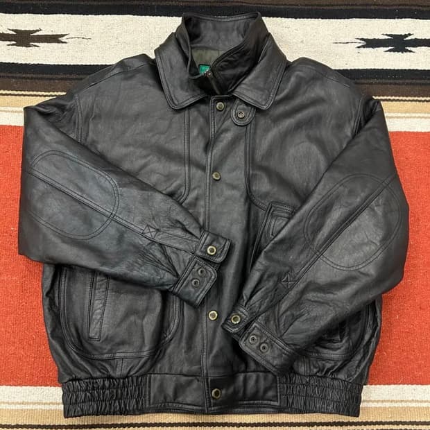 램스킨 붐버자켓 빈티지 105-110