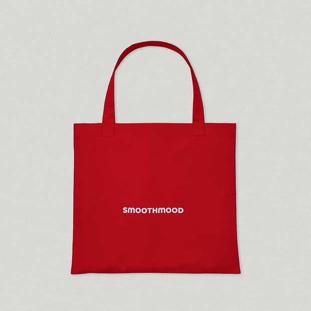 택ㅇ) 스무드무드 레드 애니웨어 코튼백