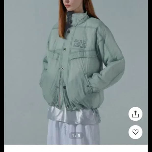 스컬프터 스티치 contrast 워크 자켓