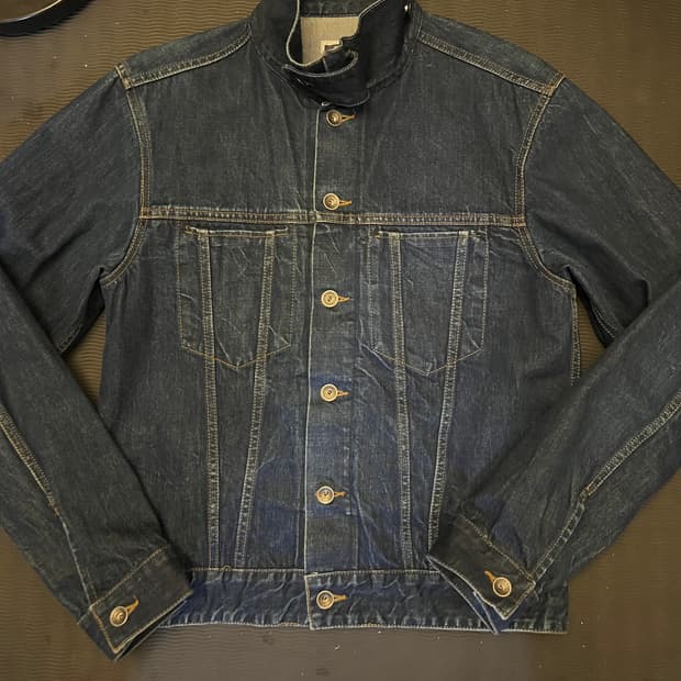 엔지니어드가먼츠 타입5 콘데님 셀비지 트러커 m(100)