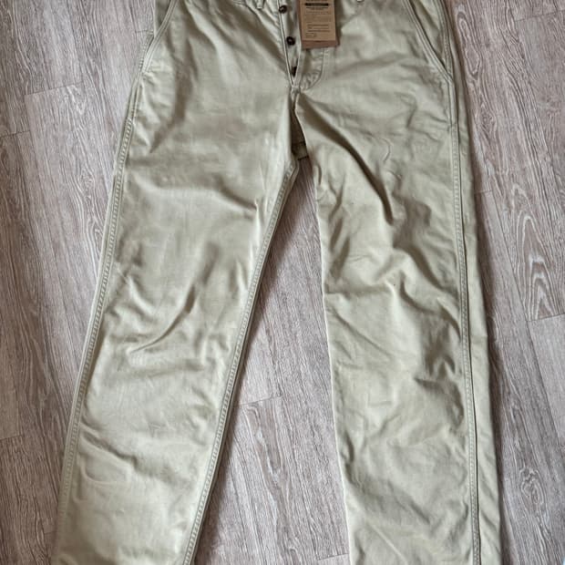 웨어하우스 덕디거 베이지 치노 팬츠 LOT 1082