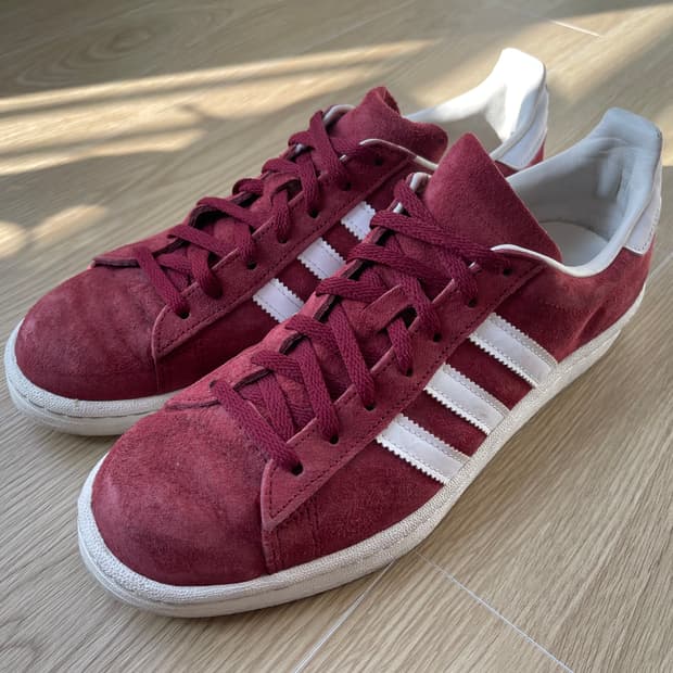 아디다스 캠퍼스 버건디 255