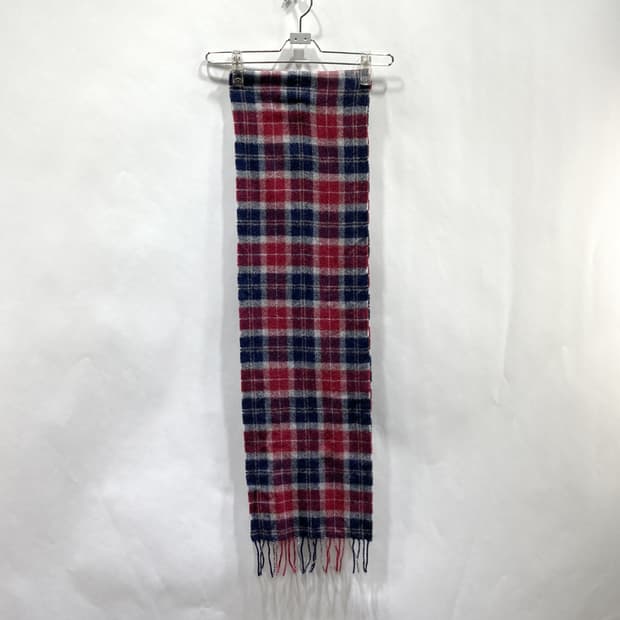 Barbour 바버 정품 체크 모100 머플러 목도리