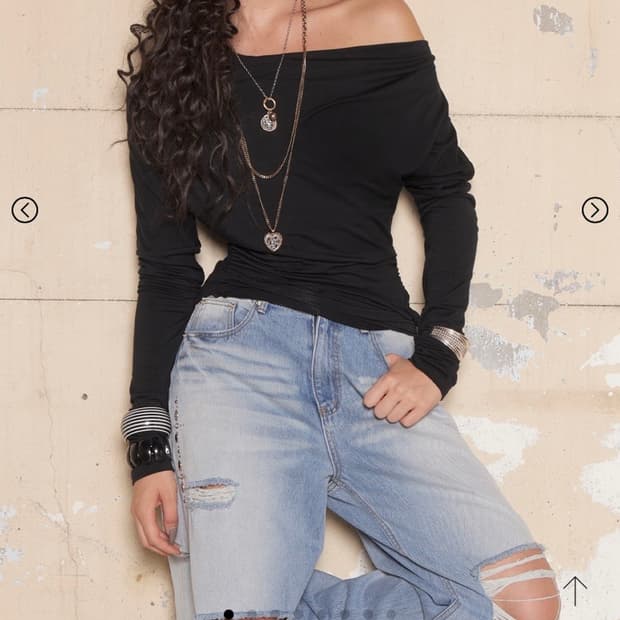 HILLDA Drape Top & leg warmer SET