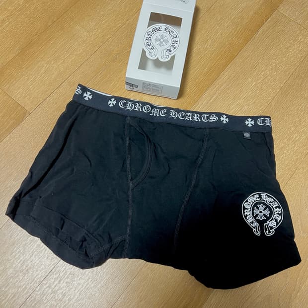 [크림정품/미시착] 크롬하츠 복서 브리프 블랙 L