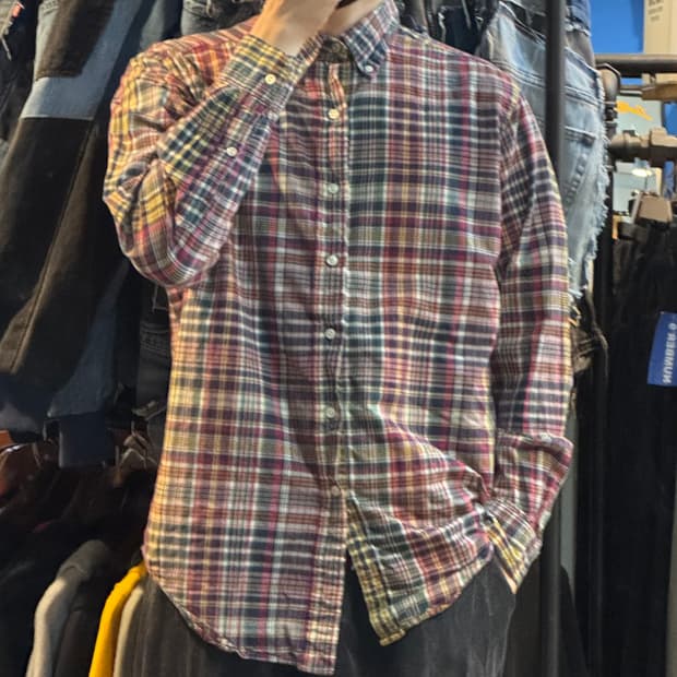 [No.9]Polo 폴로 체크 긴팔셔츠