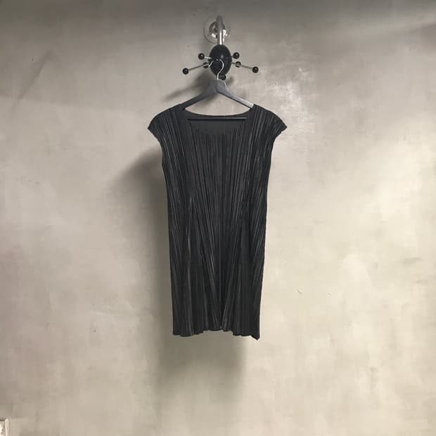 이세이 미야케 플리츠 플리즈 블랙 원피스 3(W)