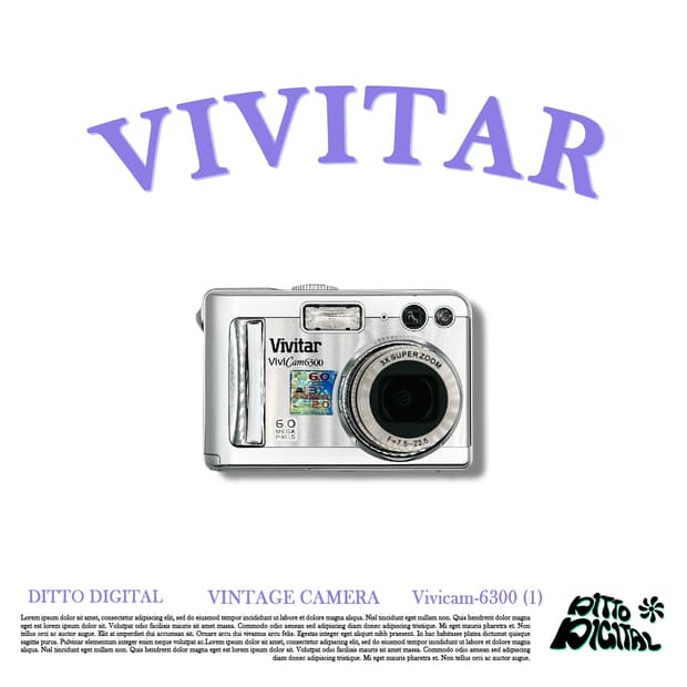 Vivitar vivicim-6300 디카 