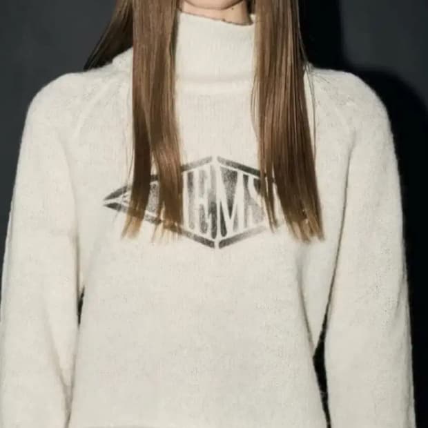 보헤미안서울 알파카 터틀넥 니트