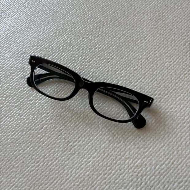 라시트포 사와구치 5주년 블랙 클리어 안경