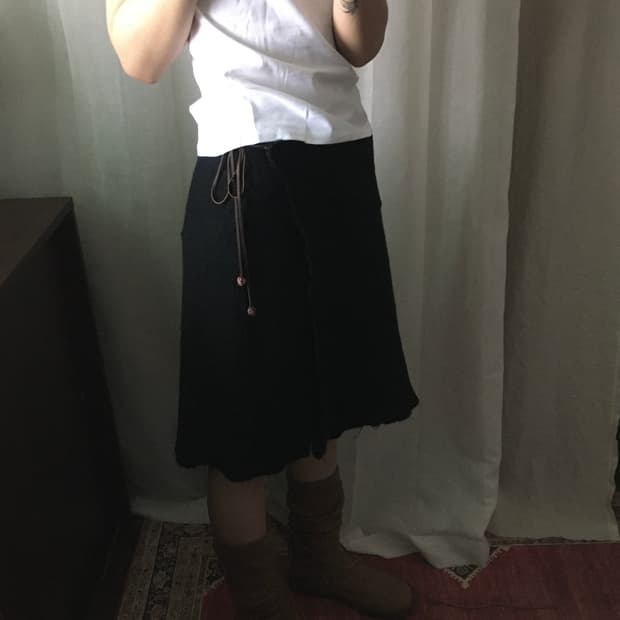 45rpm wool 와인딩 스커트