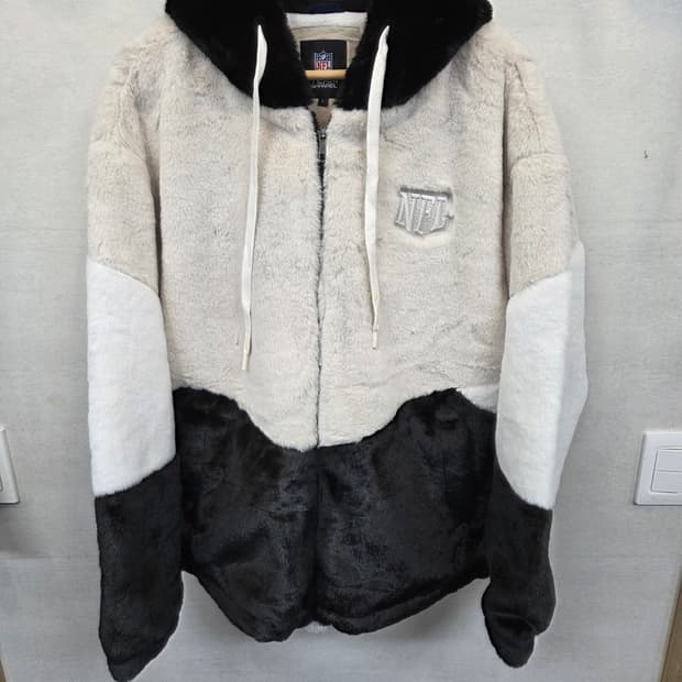 Nfl 엔트리 블록 페이크퍼 자켓 L