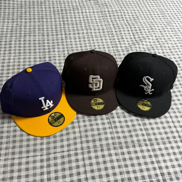 (7/38) 뉴에라 59fifty 스냅백 3 종
