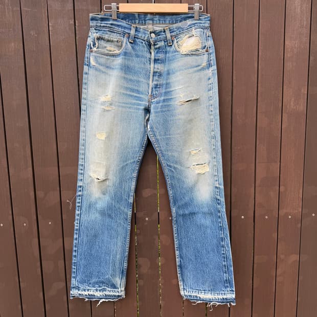 80s Vintage USA Levis 501 W34 L32