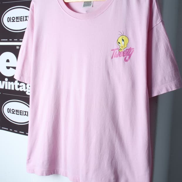 W(XL-2XL) 에이치앤엠 반팔 티셔츠 워너브라더스 협업-H36466