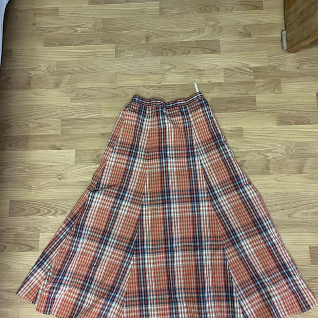 일본 체크롱스커트