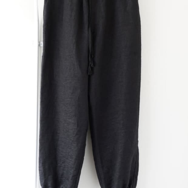 코모리 24aw 린넨 기모 드로스트링 팬츠 1