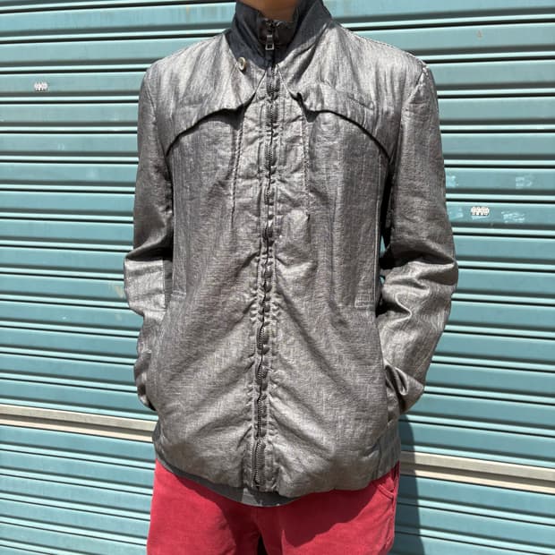 TRANSIT 트랜싯 코팅 집업 자켓