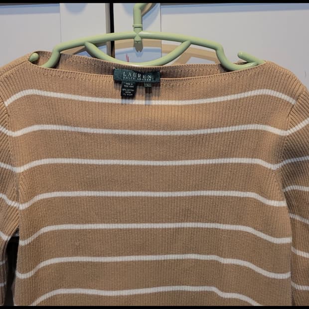 랄프로렌 보트넥 니트