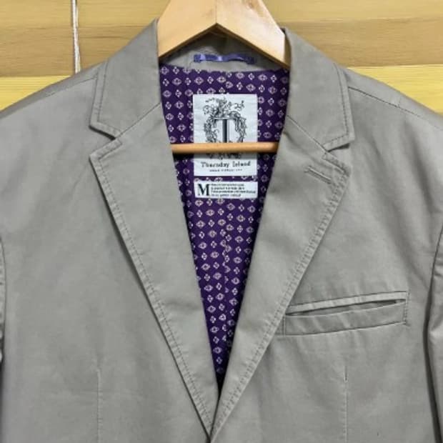 써스데이아일랜드 남성 간절기면자켓 95