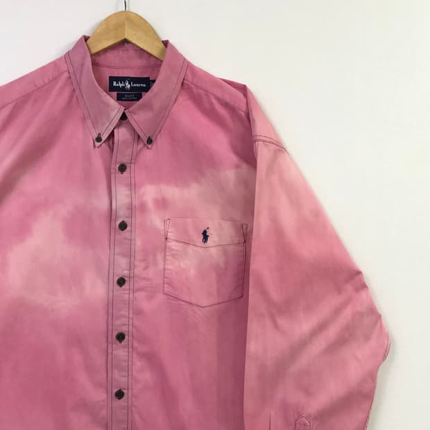 Xxl 폴로 타이다이 솔리드 셔츠