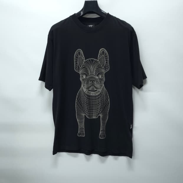 라이프워크 빅 로고 그래픽 반팔 티셔츠 블랙(100)