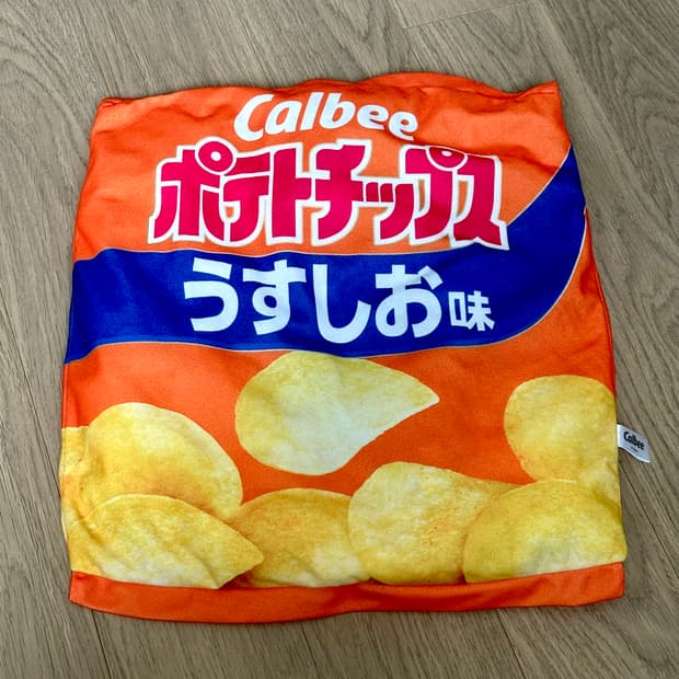 감자칩 쿠션