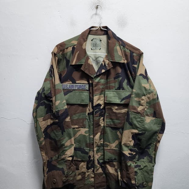 미군 우드랜드 공군 U.S. AIR FORCE 카모 자켓