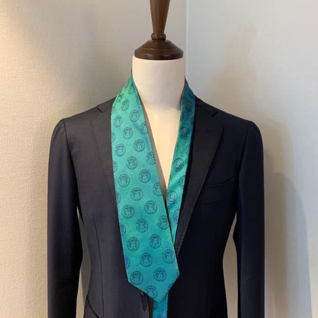 베르사체(VERSACE) 메두사로고 모노그램 명품넥타이 최상급 A+