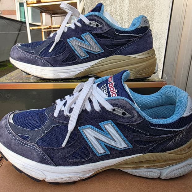 뉴발란스 990v3 메이드 인 USA 네이비 230