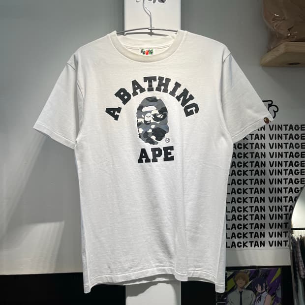 베이프 시티카모 컬리지 반팔티셔츠