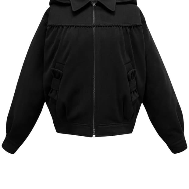  체메씨 BLANK HOOD JACKET (BLACK)  