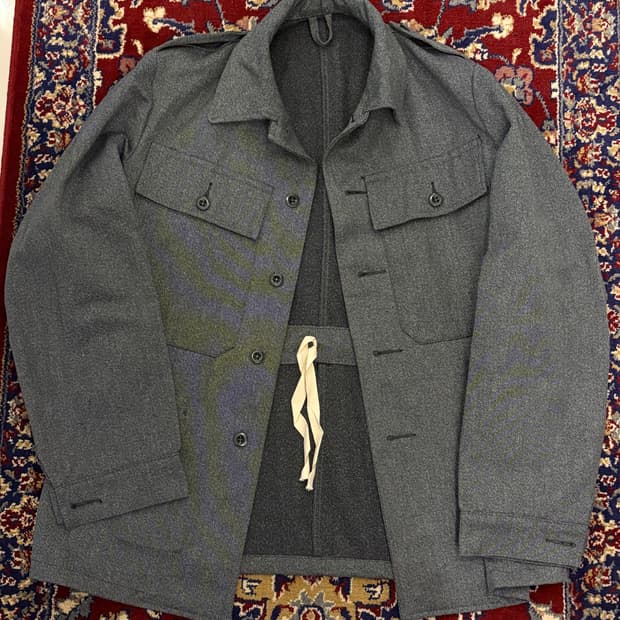 스위스군 빈티지 밀리터리 튜닉 자켓