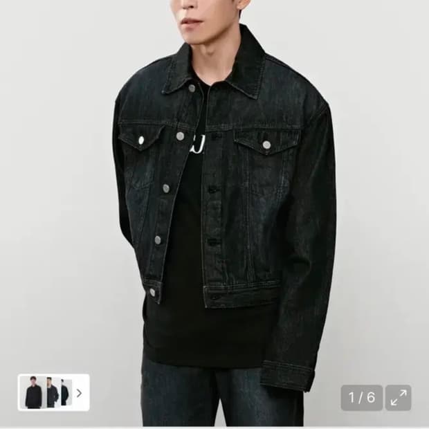 깡스타일리스트&플랙 데님 자켓 s