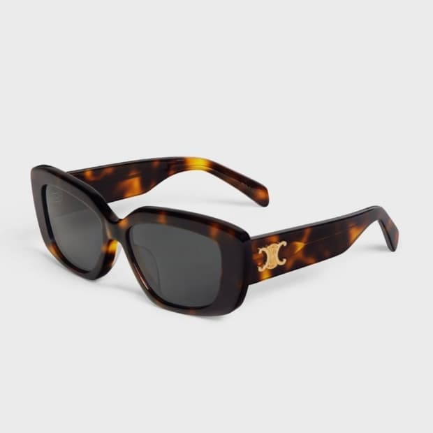 셀린느 트리옹프 04 선글라스 - 아세테이트 다크 하바나