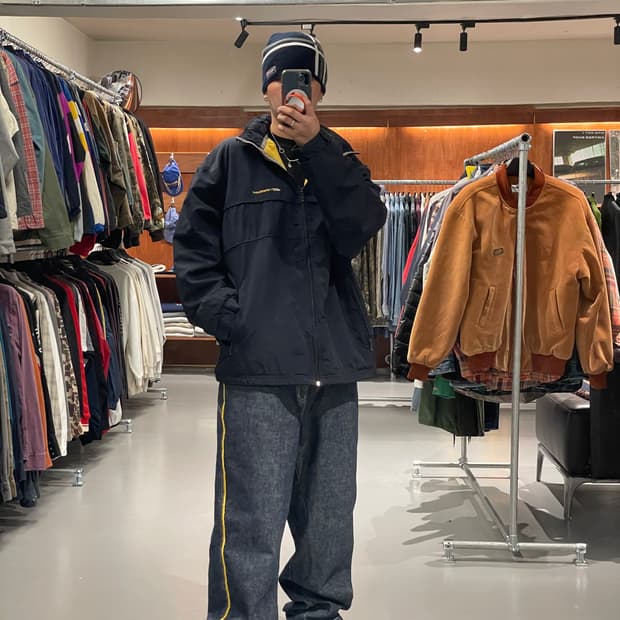 리복 올드스쿨 플리스 자켓