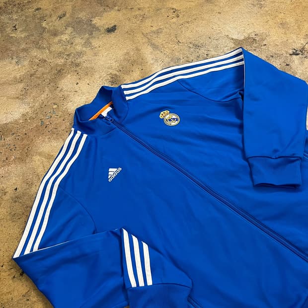 아디다스 레알 마드리드 블루 져지 트랙탑 115