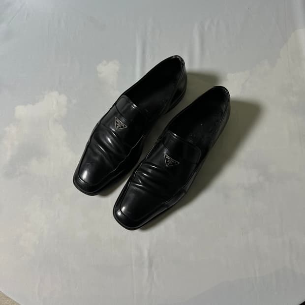 Prada sports strap loafers shoes